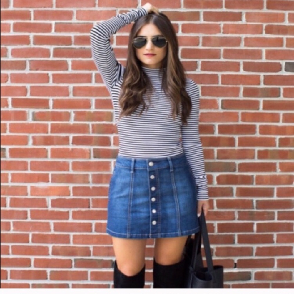 Gap jean skirt